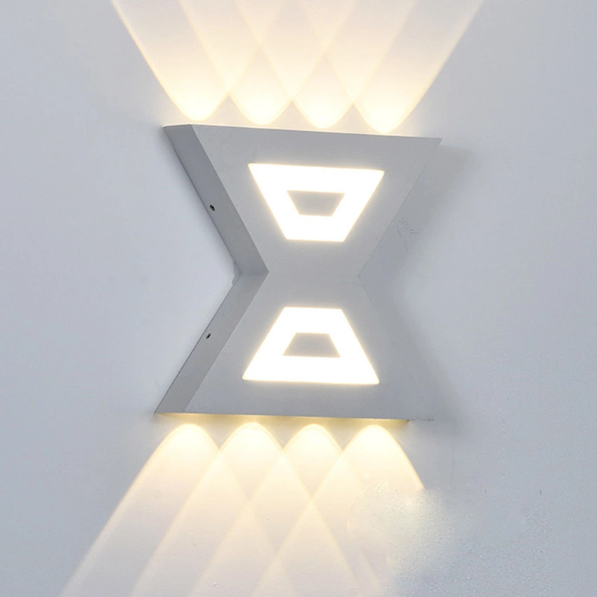 8W Custom Indoor Wandleuchten Aluminium Outdoor IP65 LED Wand Lampe Home Villa Nachttisch moderne Halterung Licht RGB Farbe