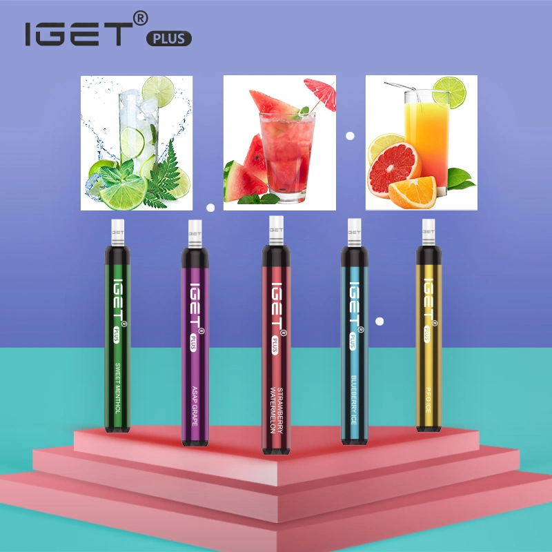 Iget plus 1200 puffs 5% nicotine mesh Coil jetable électronique Cigarette