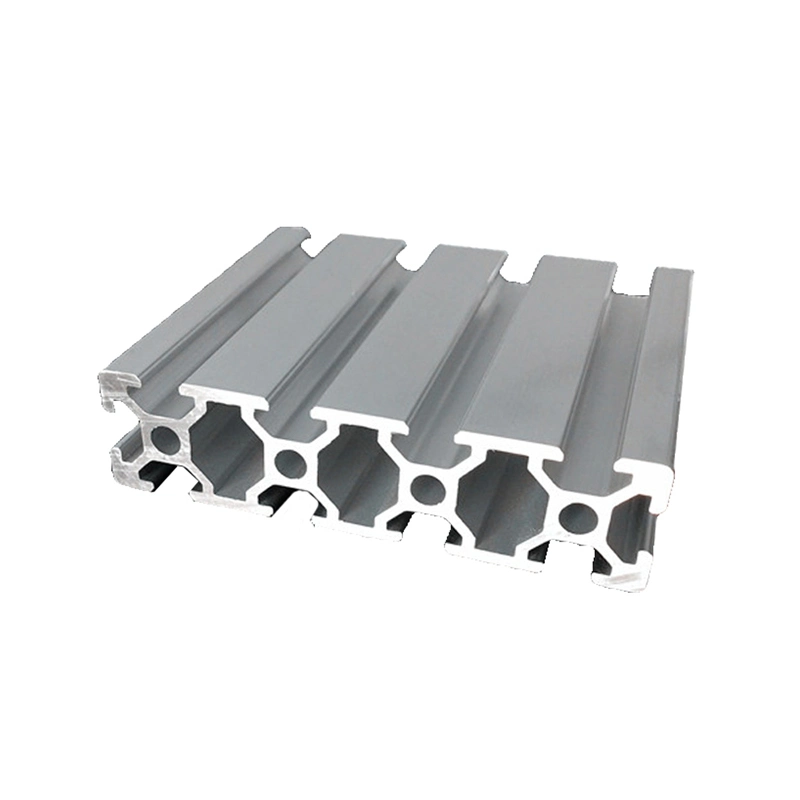 precio de fábrica proporcionar Perfil de aluminio anodizado de bastidor de aluminio extrusionado con ranura en T