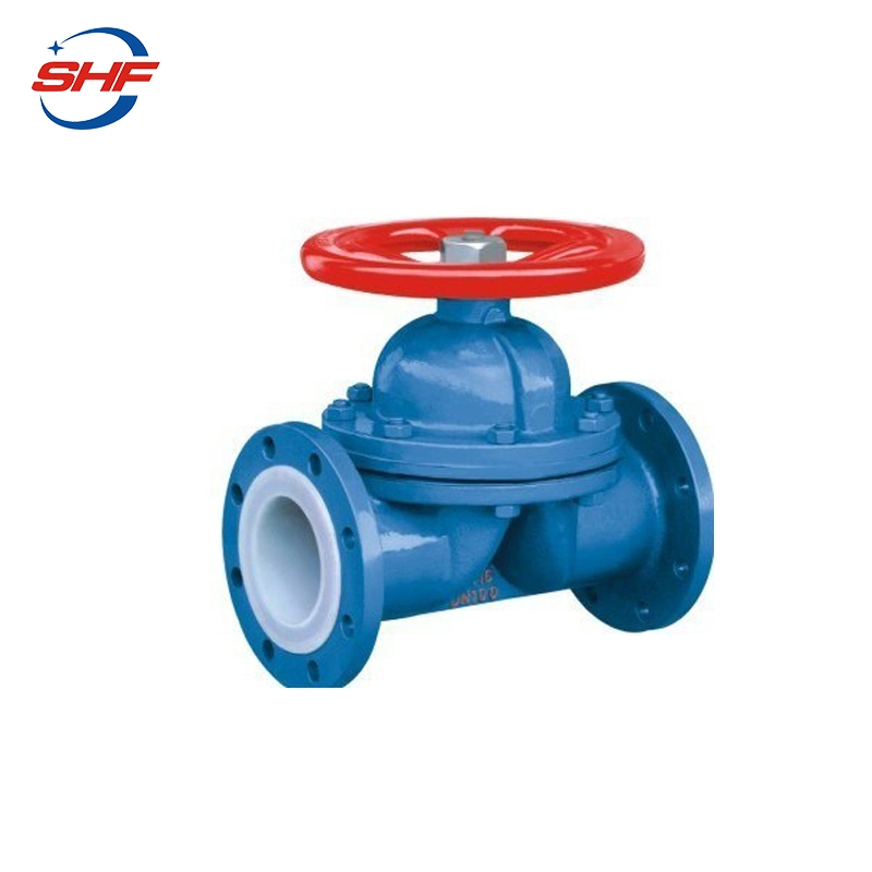 Manual Plastic CPVC Straigtway Diaphragm Valve Double Flanged/CPVC Straightway Diaphragm Valve