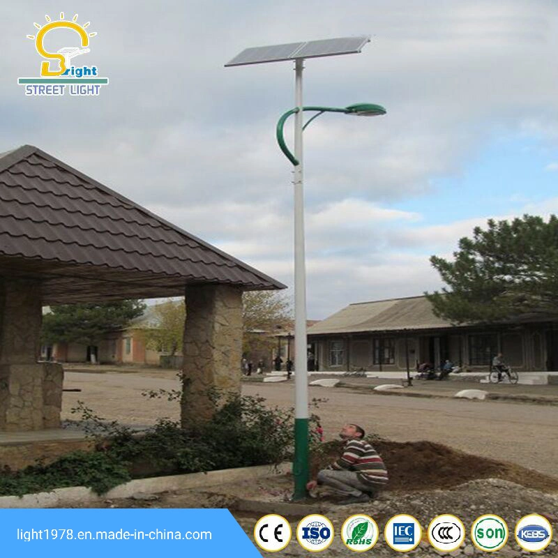 Outdoor 6-12m Hot DIP Galvanized Street Light Pole with 5 Years Warranty