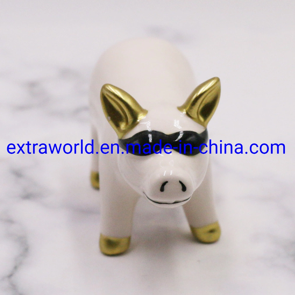 Best Selling Home Decor Cute Design Ceramic Piggy Money Box for Birthday Gifts