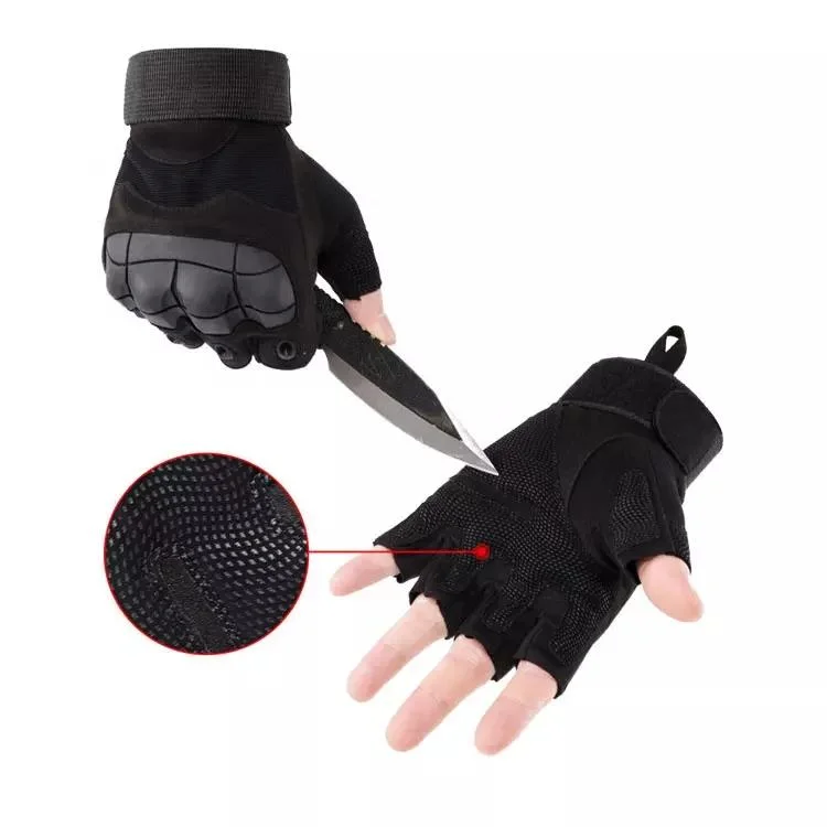 Yuemai 2022 Cyclisme Unisex Gym femmes hommes Accessoires de sport ajustés Gants de fitness gants tactiques demi-doigts