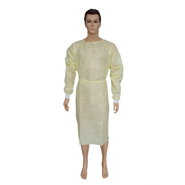 Factory Wholesale/Supplier SMS Disposable Medical Isolation PP Gown