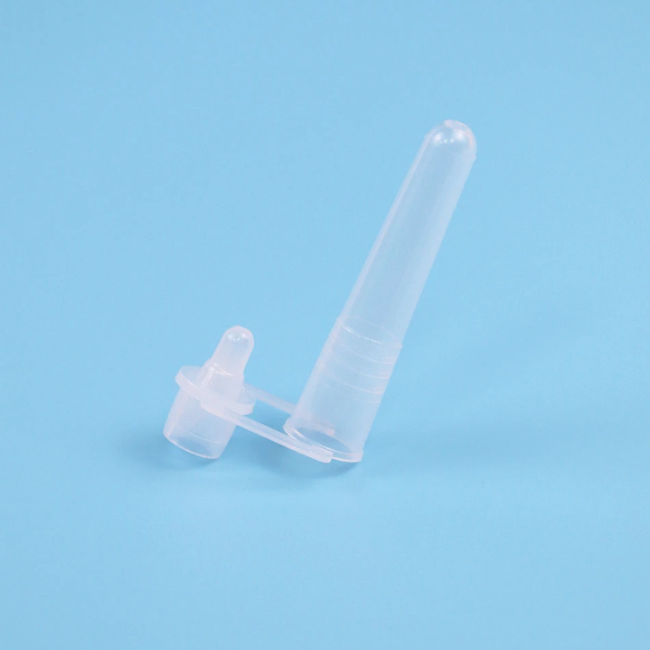 Tube d'extraction en plastique semi-transparent jetable pour la collecte d'échantillons d'antigènes de réactifs de détection de spécimens de laboratoire médical ADN/ARN