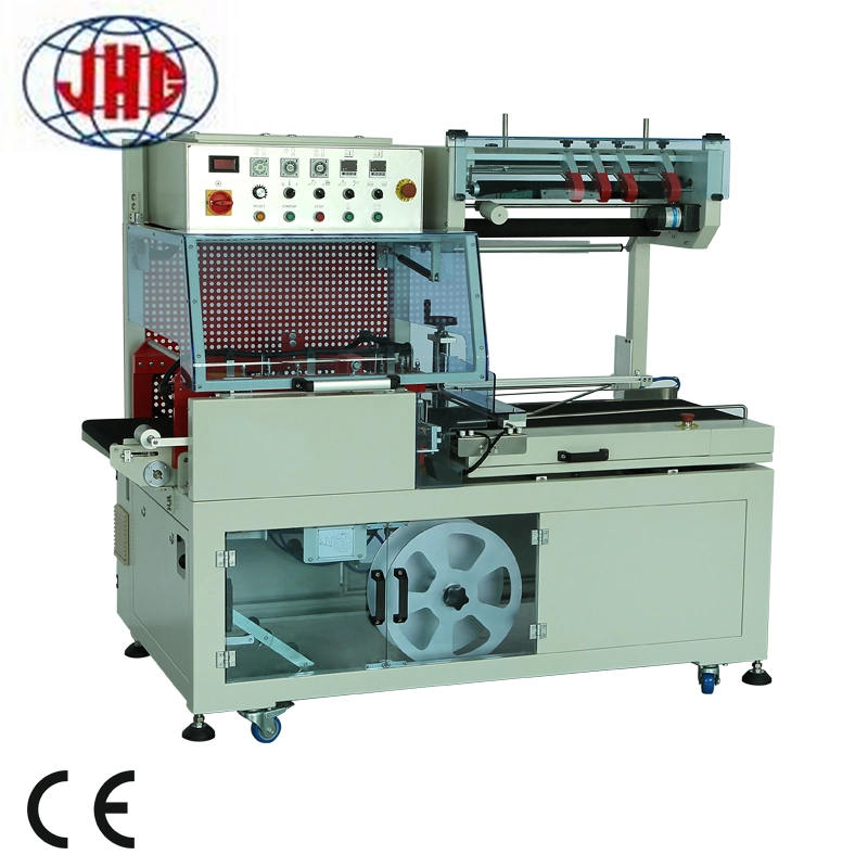 Pizza Box Shrink Wrap Packaging Machinery Confectionery Cosmetic DVD Box Shrink Wrap Tunnel Packing Machine