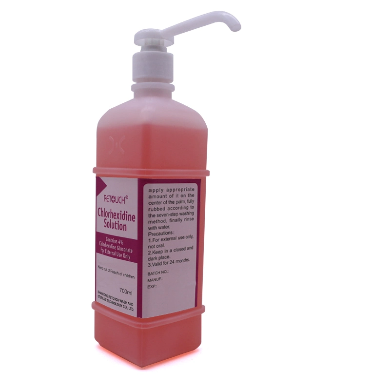 4% Chlorhexidine Surgical Hand Disinfectant Hand Soap Liquid for Hospital