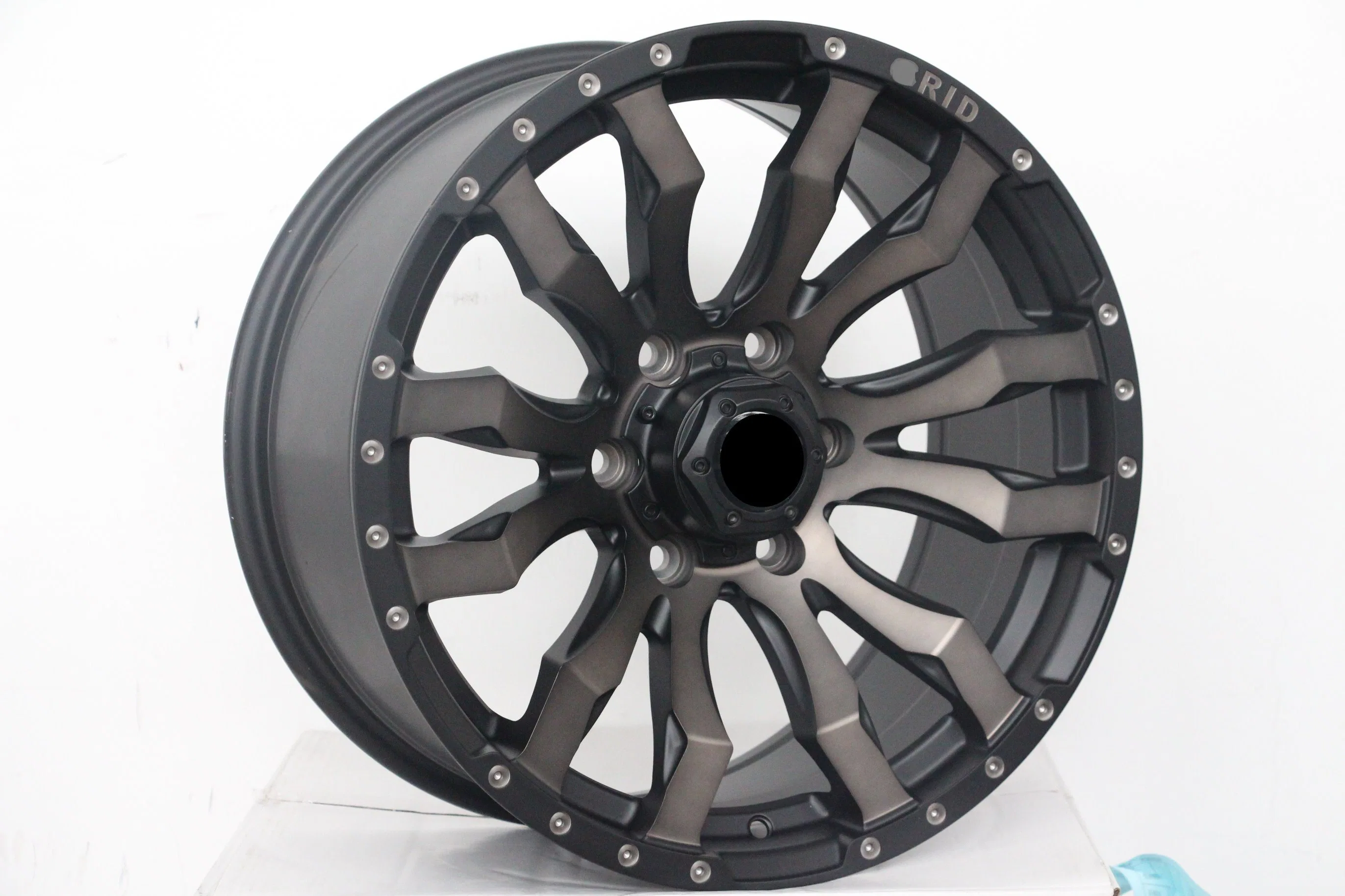 Fabrik 15X7.0 18X8.5 20X9.0 Gloss Schwarz gefräst Autoteile angepasst Radnabe