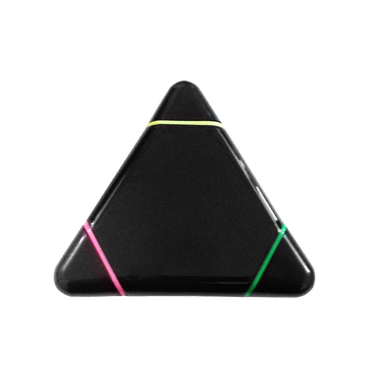 Cheap Fashionable Highlighter Pen 3 in 1 Triangle Shaped Gift Highlighter