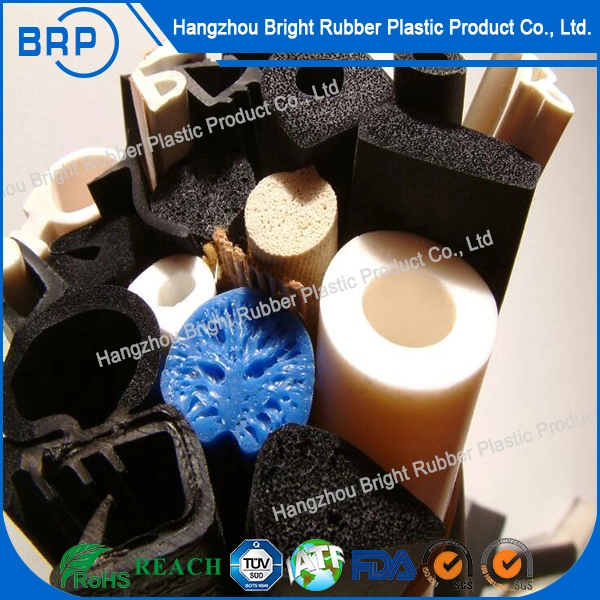 EPDM Rubber Extrusion Sponge Rubber Tube for Sealing