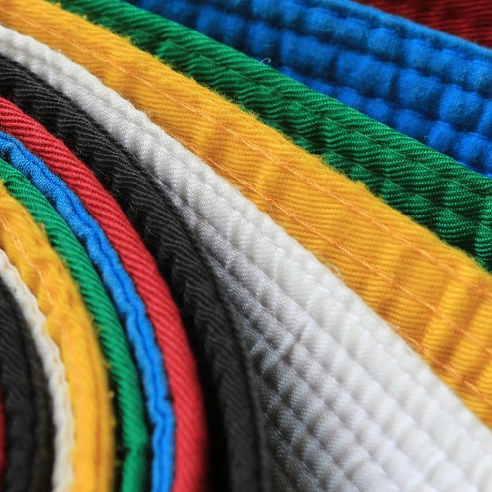 Custom Design Bjj & Martial Arts Belt, Colorful Durable Belts for Training and Competition