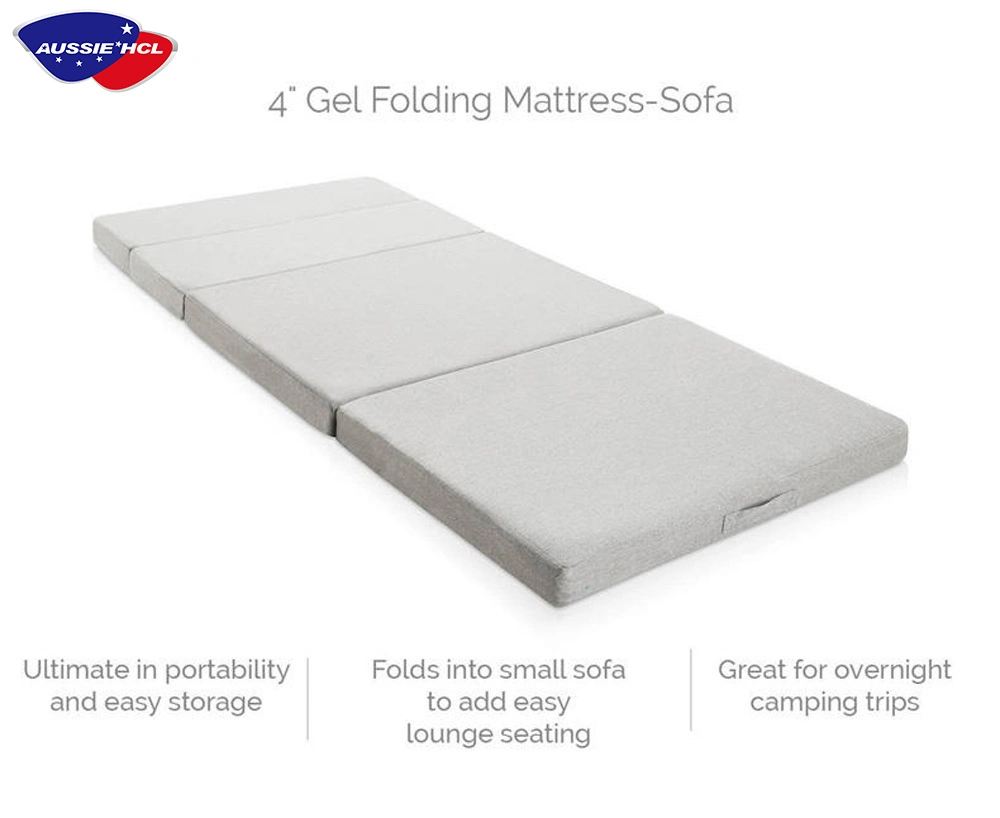 Wholesale/Supplier Bed Foldaway Mattress Order Online for Home Furniture Single Size Latex Gel Memory Foam Sponge Mattress Topper