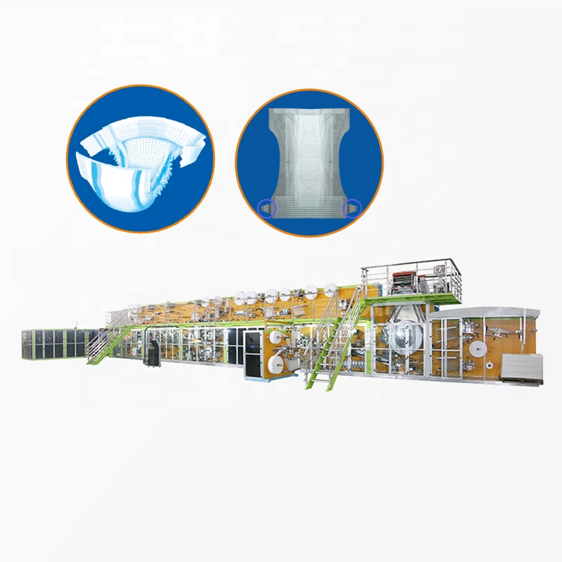 Automatic ISO Jwc Pet Pad Machine Baby Diaper Production Line