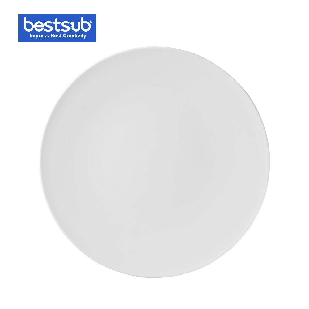 8 in. Sublimation White Plastic Plate (BPP01)