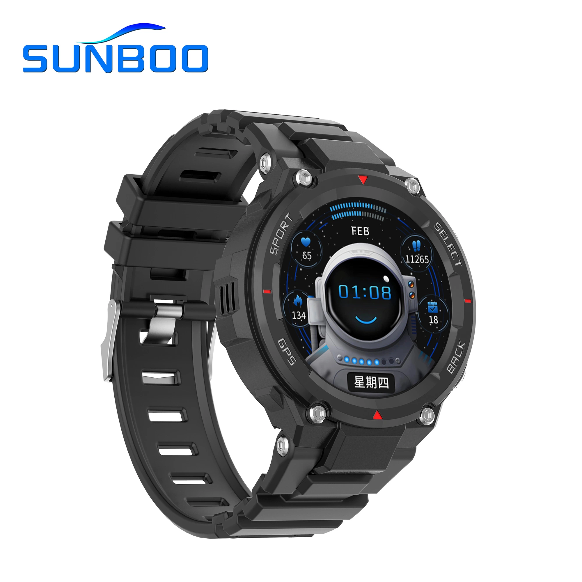 Men Watch Outdoor Sports Waterproof Alarm Black Gift Watches