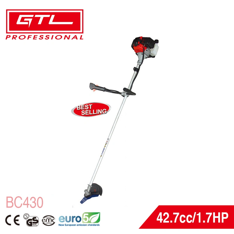 Garden Agricultural 42.7cc 2 Stroke 1.7HP Gasoline / Petrol Grass Brush Cutter with U Handle Tools (BC430)