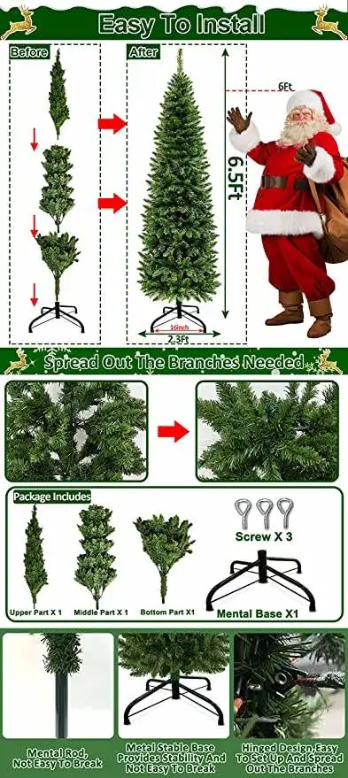 2023 Popular Design Christmas Party Decoration 7 Feet Christmas Tree Wholesale/Supplier