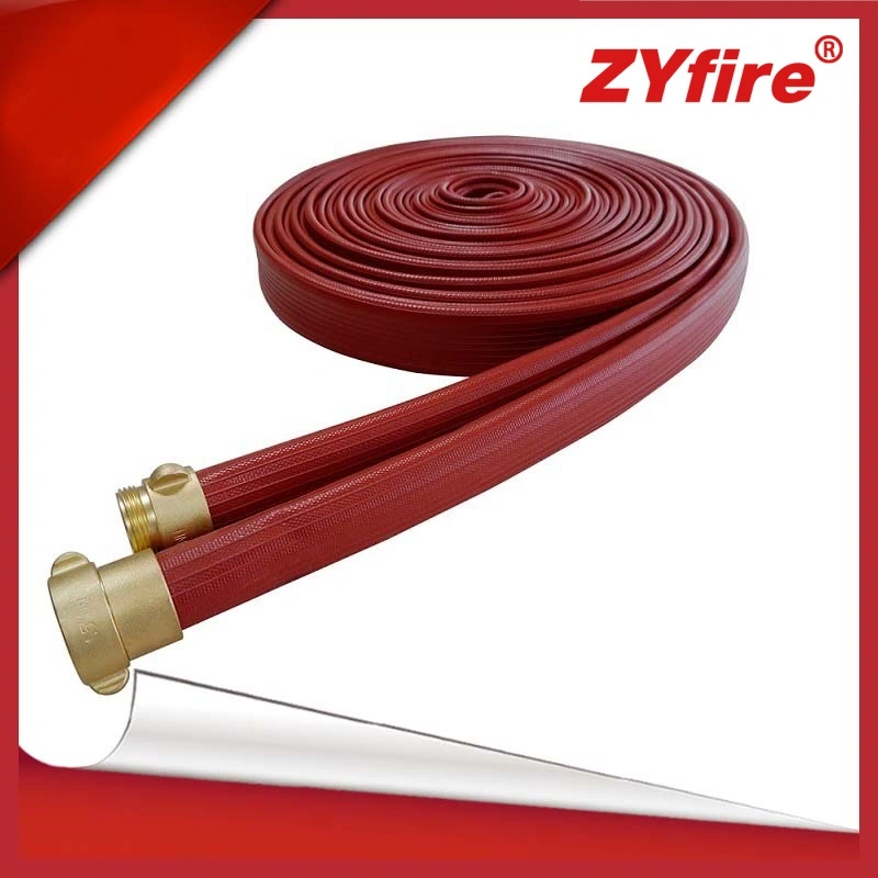 Zyfire Factory Fire Hose Lay Flexible Rubber Flat Hose with BS6391 Certification