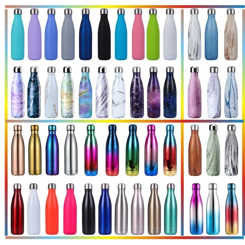 Vacuum Flask Double Wall Water Bottle Reusable Ci16993