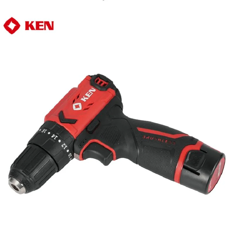 Ken 12V Cordless Drill, 45n. M Torque. Compact Design Electric Drill