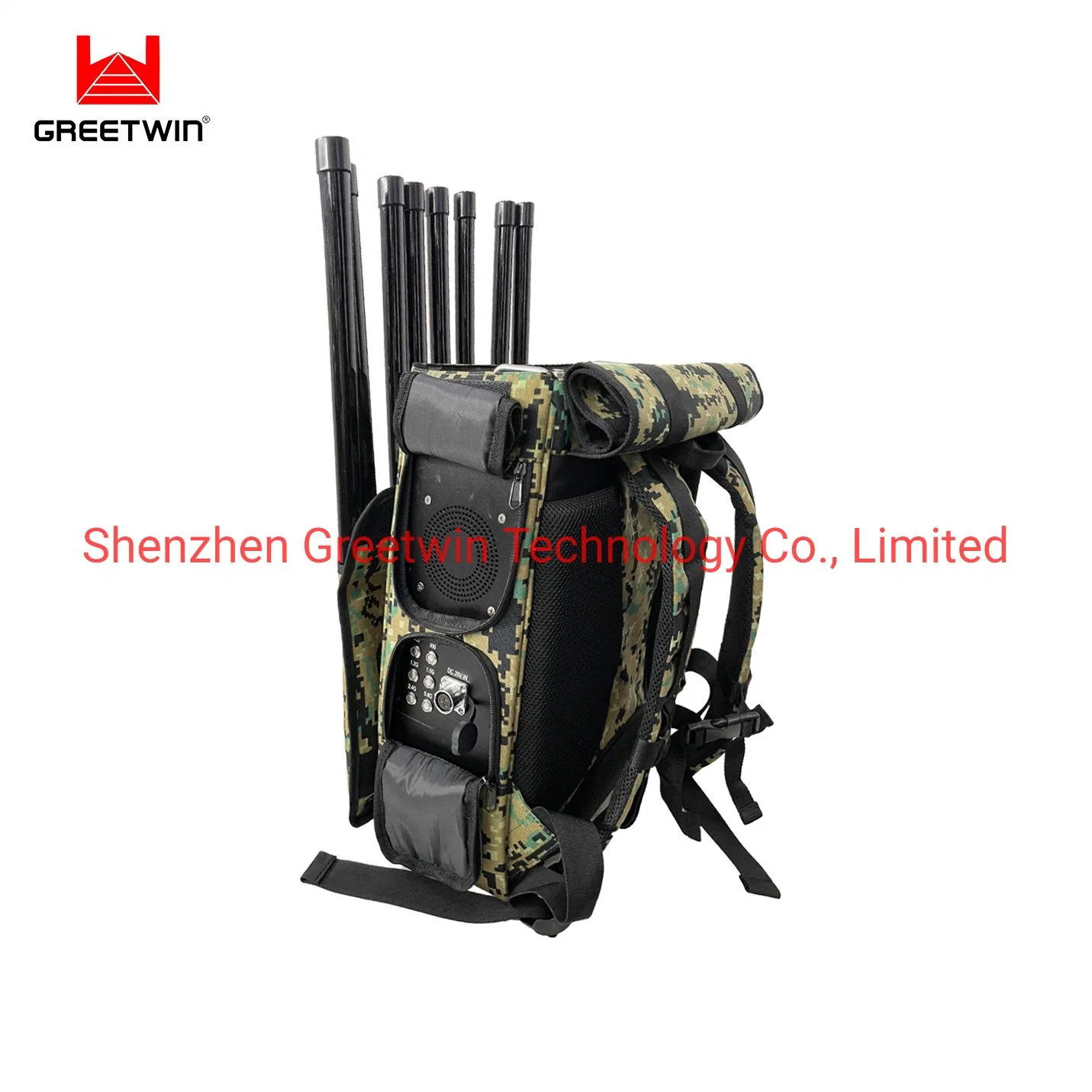 8 Band 2.4G 5.8g GPS L1 L2 1km Drone Frequency Jammer Anti Drone System