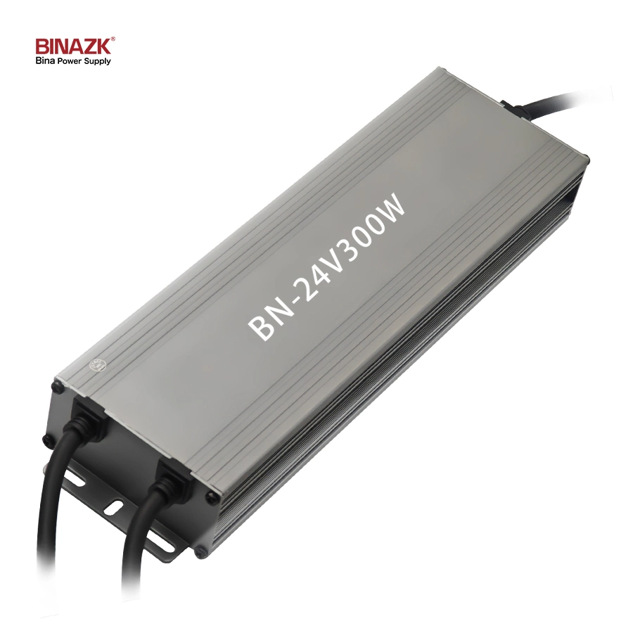 Bina 24V Waterproof Power Supply IP67 Waterproof Transformer 300W Power Supply Adapter