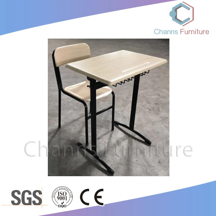 Grey Single Seat School Student Desk & Chair Furniture Sets (CAS-SD1802)