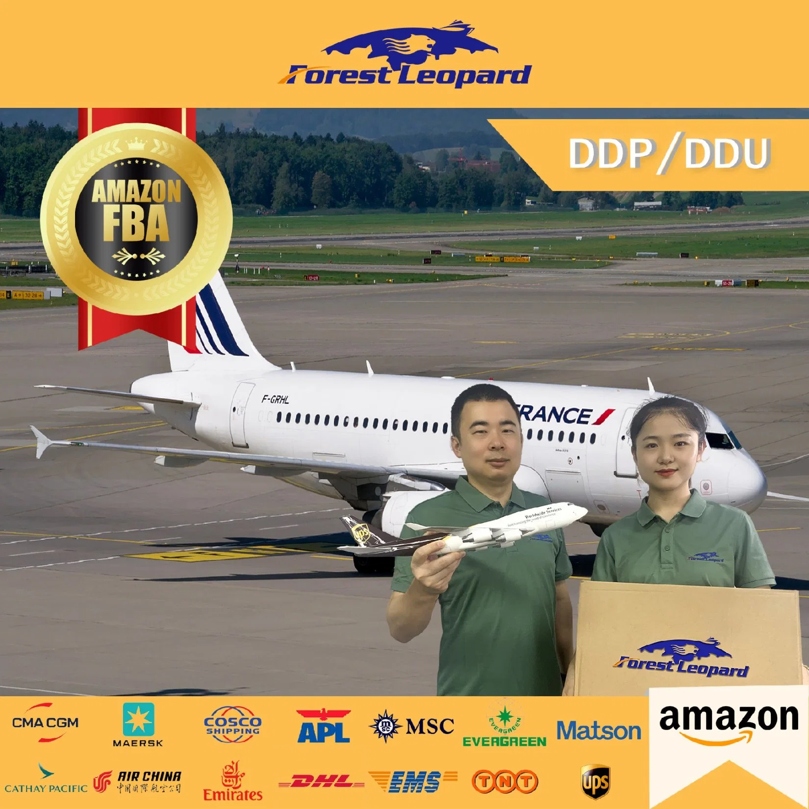 Cheapest Cargo Agent Shipping DDP Door to Door Air Freight Rate From Chinac