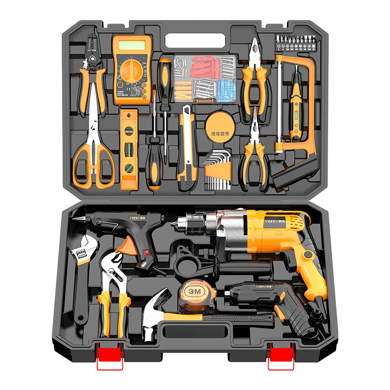 Großhandel Hardware Power Tools Elektrische Bohrer Set Multifunktionale Reparatur High-Power Sätze