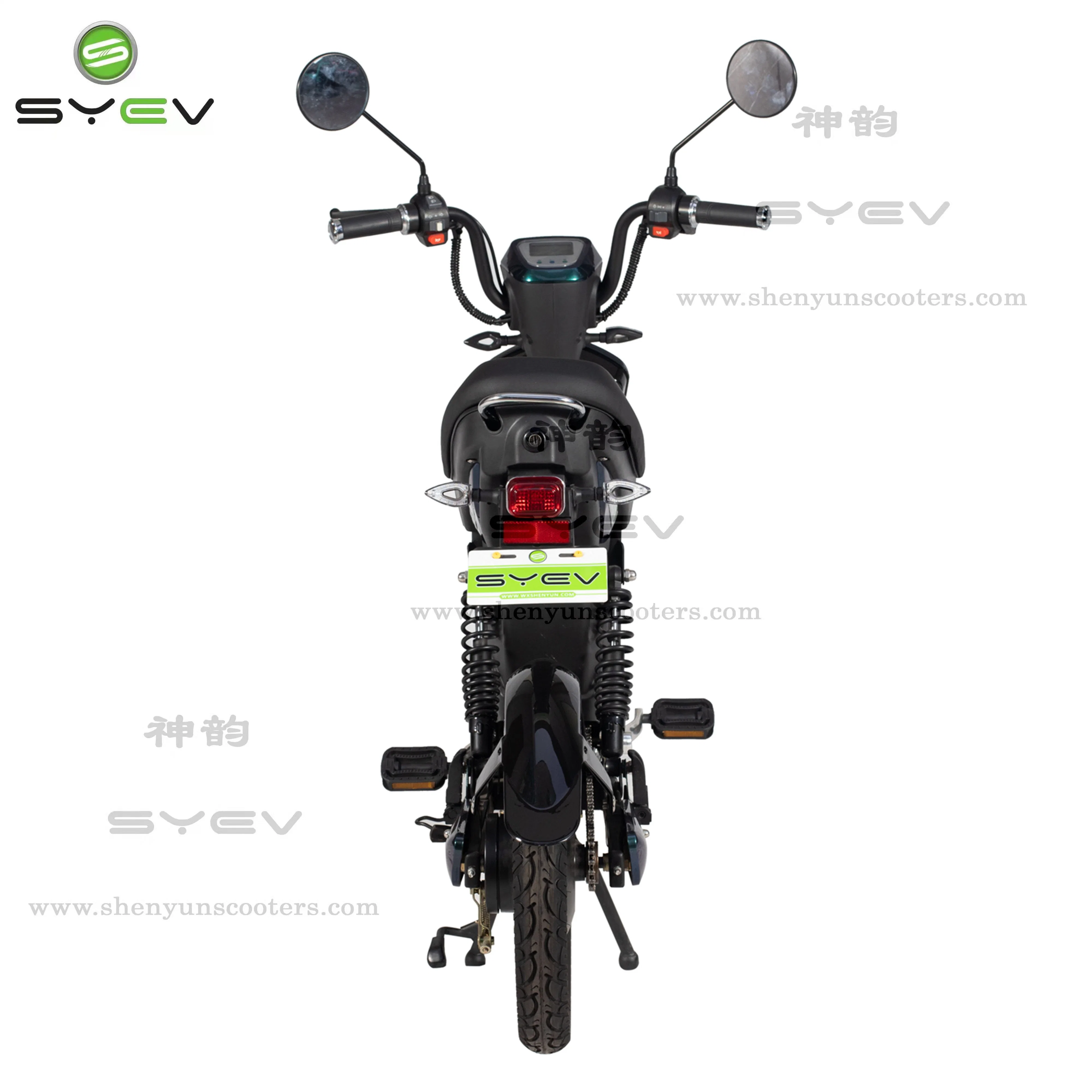 Syev China CKD Moped Long-Lasting Battery Life Electric Scooter 350W/500W Brushless Motor Electric Mopeds with Pedals for Adults Bike Motorcycle