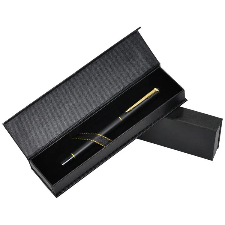 Custom Logo Magnetic Man Pen Gift Boxes Single Pen Package Set with Box Gift Boxes with Magnetic Lid