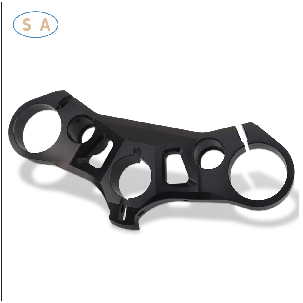 Custom CNC Machined Aluminum Front Upper Top Triple Tree Clamp Motorcycle Accessories