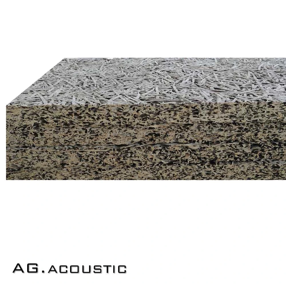 AG. Acoustic Decorative Board Nature Wood Wool Wall Panels Sound Absorbing Material