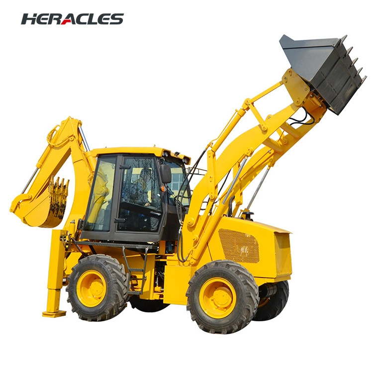 Chinese Factory Sale Mini Backhoe Loader with Hydraulic Auger