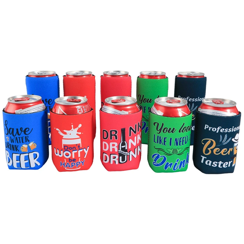 Benutzerdefinierte Druck Dose Kühler Koozie Falten Trinkflasche Stubby Halter