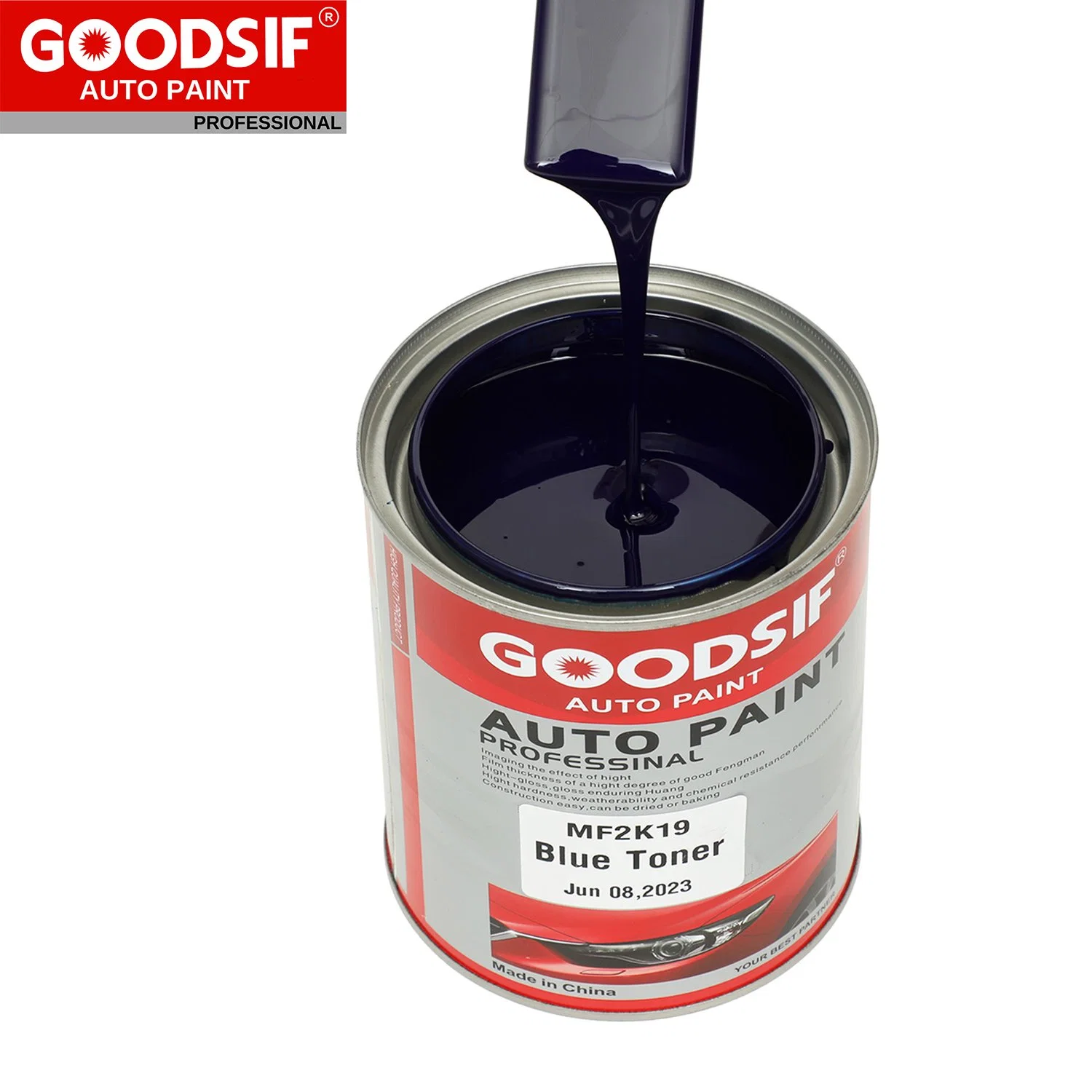 Goodsif High quality/High cost performance Glossy 2K Mirror Effect Varnish Automotive Refinish Clear Coat Car Paint Supplier Auto Paint