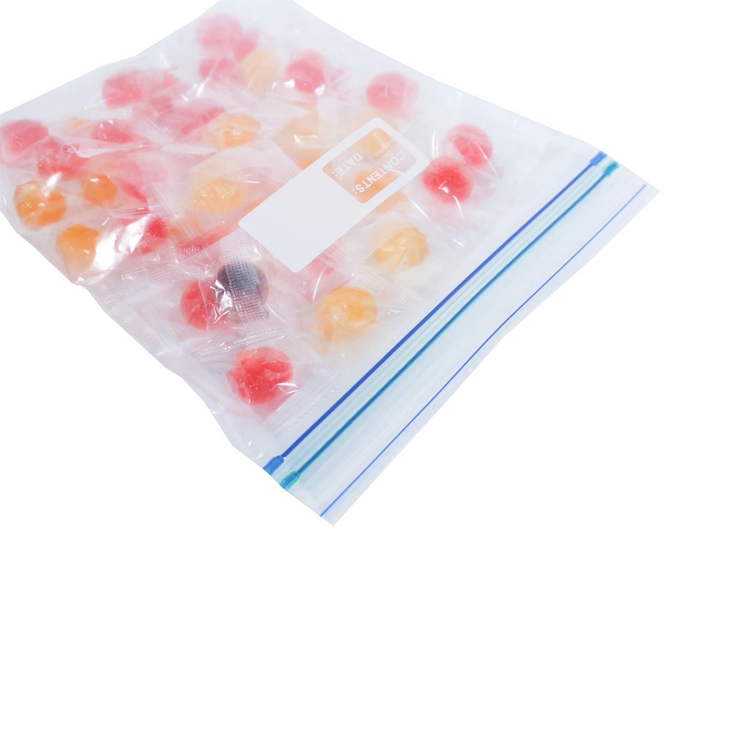 Custom Printed Logo Frozen Food Antifogging Fresh Plastic Zip Lock Fruits Vegetables Packaging Bag