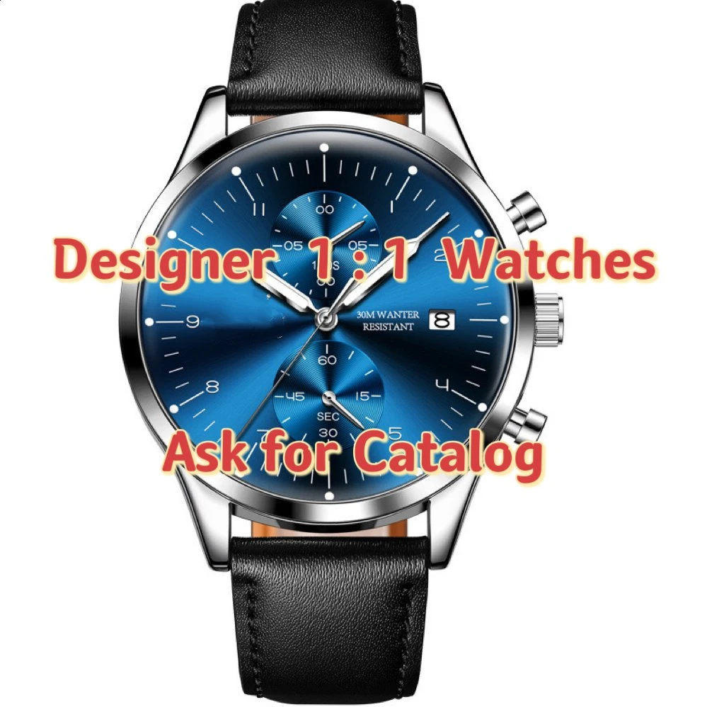 Leather Strap Luxury Famous Brand Original 1: 1 Imitation Mirror Quality Designer Mechanical Watches 2024 Wholesale/Supplier Replicas Luxury Brands Designer Watch Top