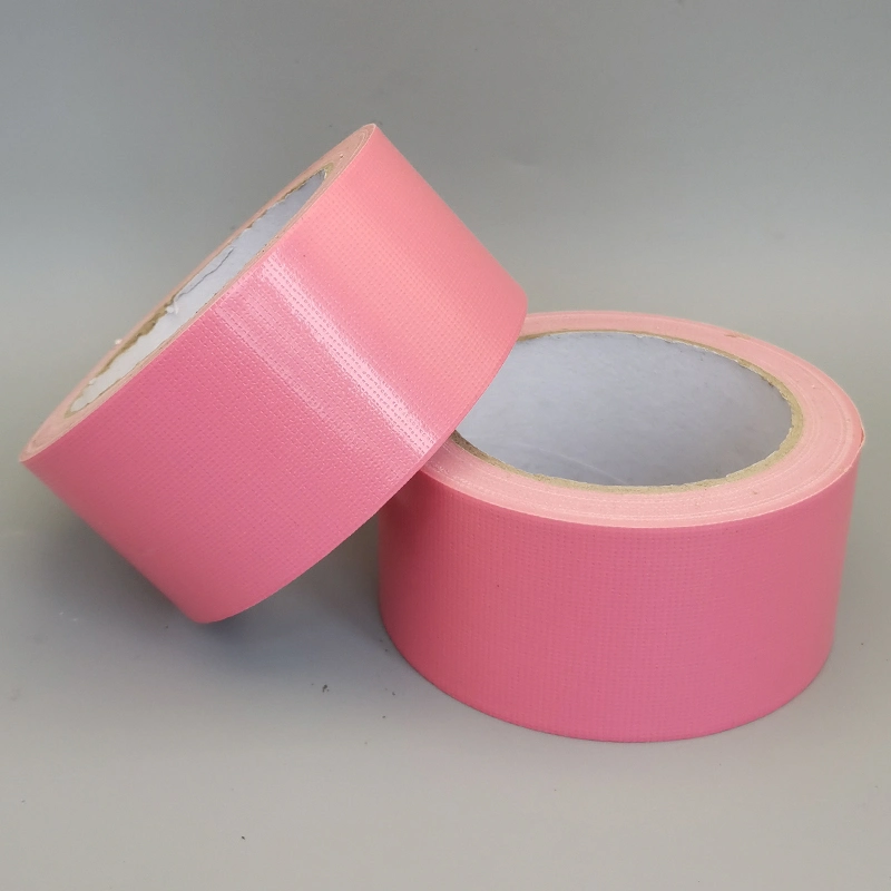 Waterproof Wear-Resistant Tear Easily Pink Duct Tape Be Suitable for Theme Party Wedding Celebration Exhibition Carpet Joint