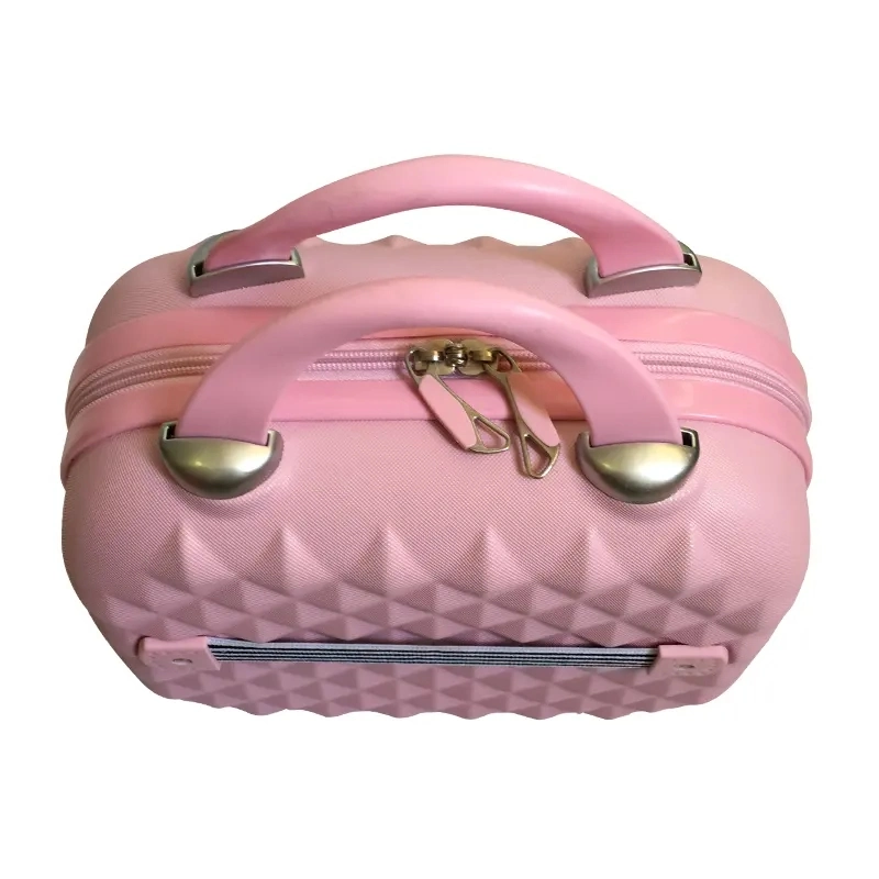 Custom Travel Makeup Wheels Professional Make up Case on Wheels Small Cosmetic Case ABS Cosmetic Bag