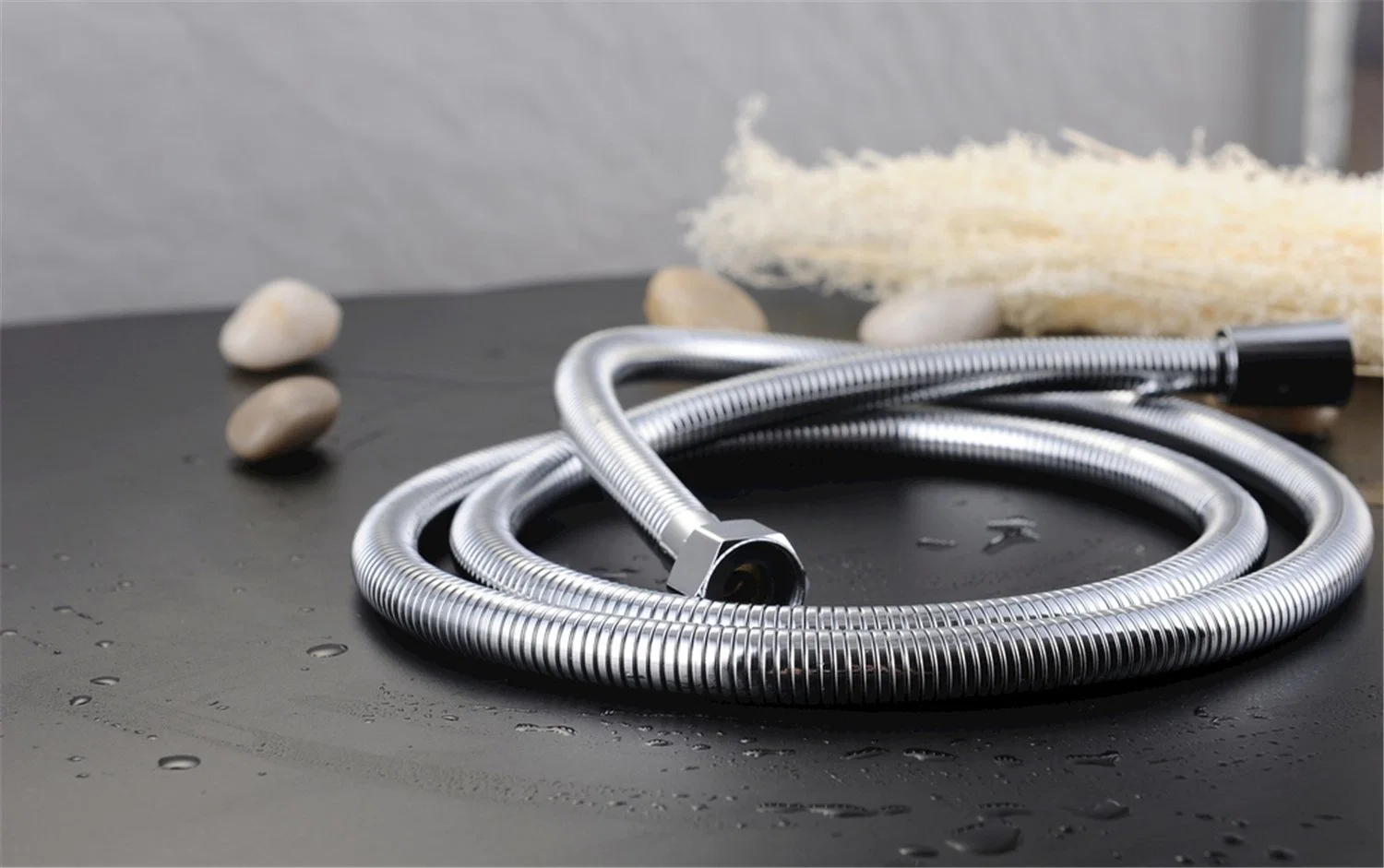 H2 1.5m High Pressure Stainless Steel Bathroom Shower Hose