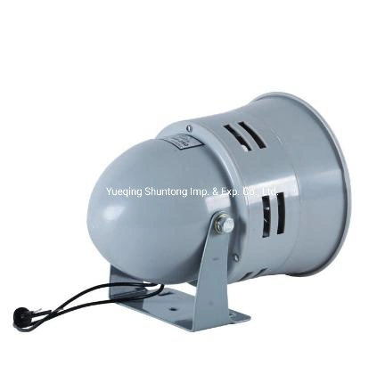 Sntoom Ms-290 High-Speed Rotating Grey Alarm Sound Electric Continuous Alarm Horn Motor-Driven Tornado Mini Siren Horn