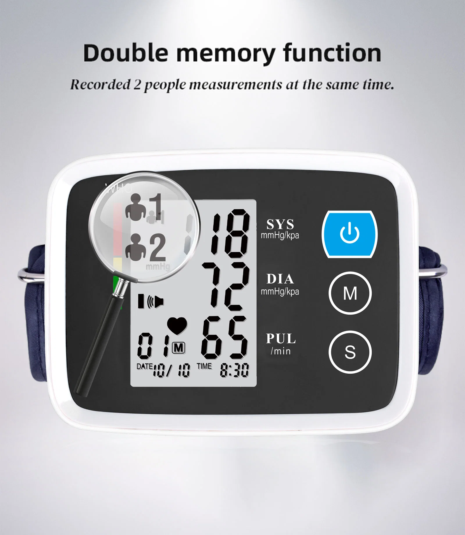 CE Approved Blood Pressure Monitor LCD Display Digital Electronic Tensiometer Hot Selling