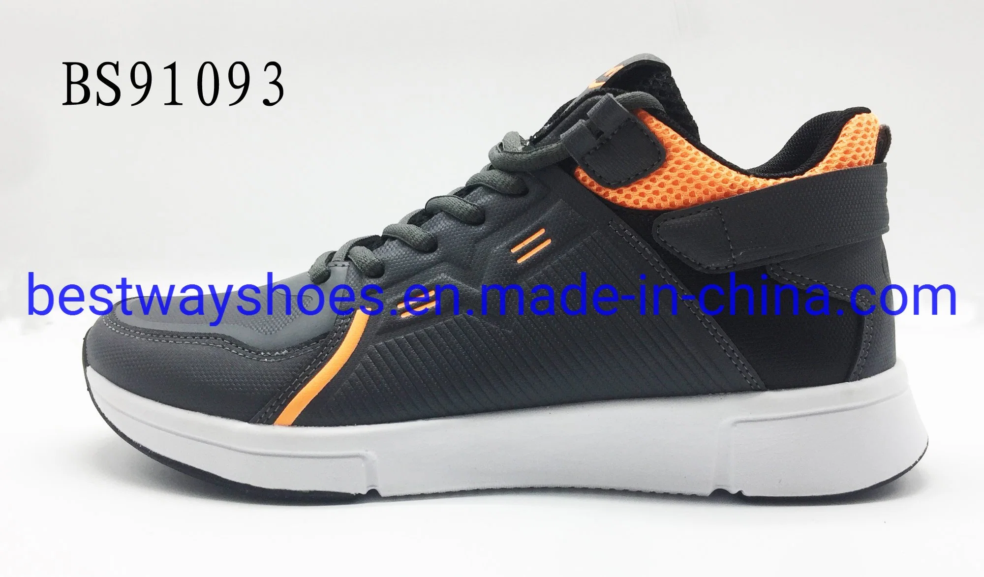 Sport Style Leather Oxford Fabric Rubber Sole Casual Shoes
