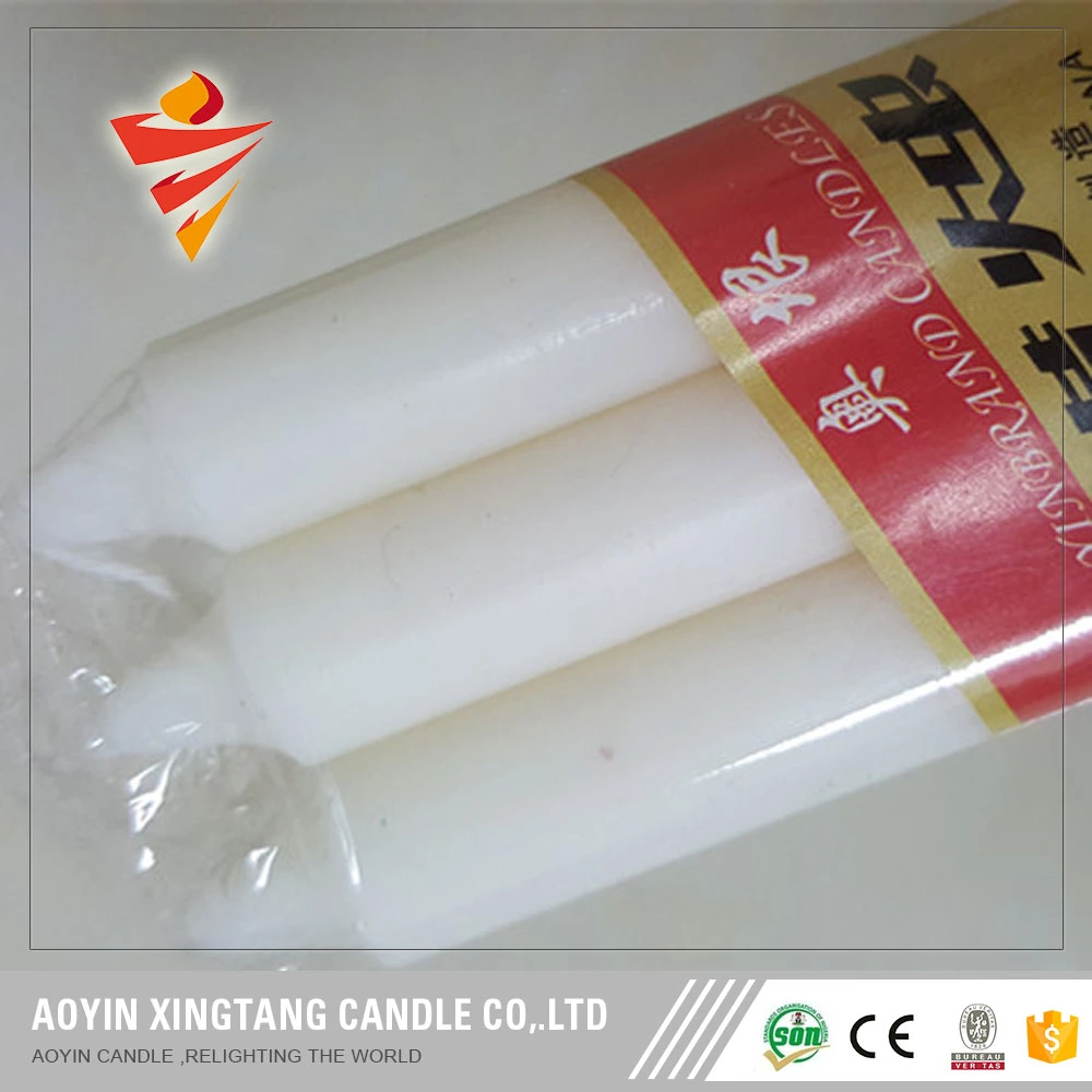 Bes Selling Long Burning Time Household White Candle