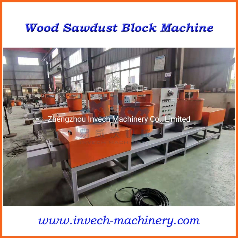 Automatic Wood Chips Compressed Block Making Equipments From Crusher to Presser Machine