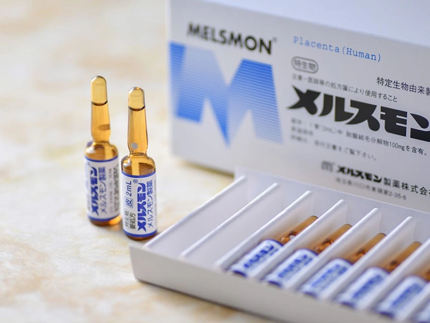 Producto japonés Melsmon Laennec mejora el metabolismo de manera eficaz y rápida Envejecimiento facial Facial Radiance promueve