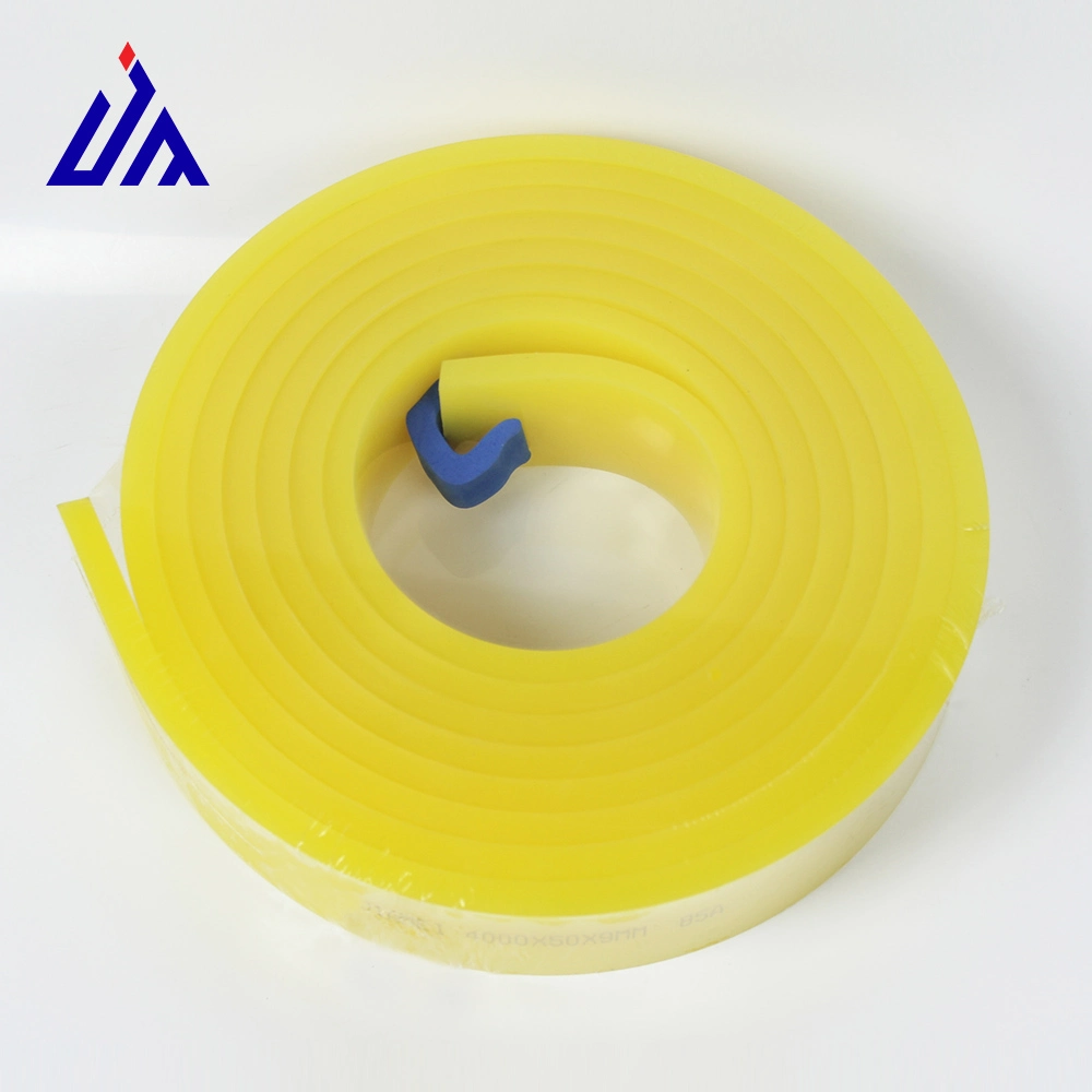 50*9mm 65 75 85 Flat Shape Screen Printing Squeegee Rubber