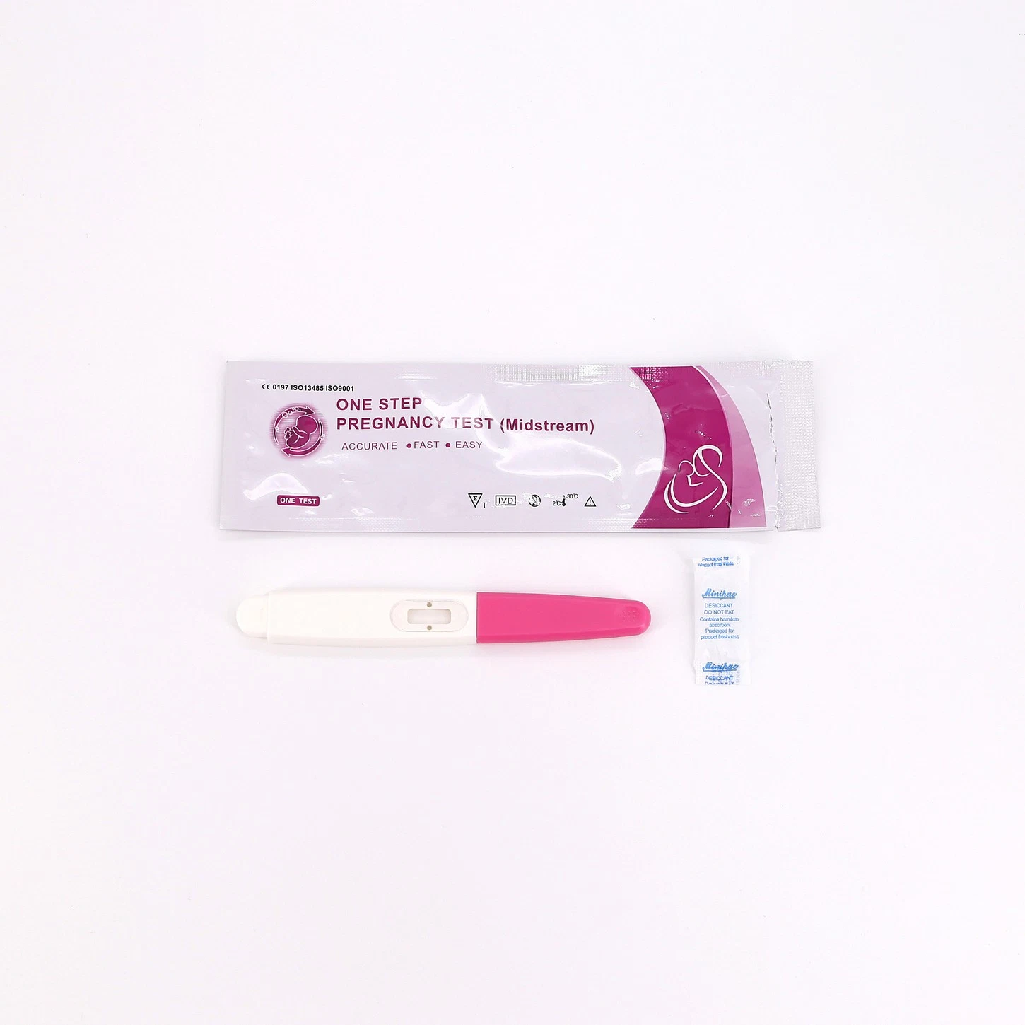 Disposable Convenient One Step Baby Check Urine HCG Pregnancy Rapid Test Pen Type Midstream for Home Use