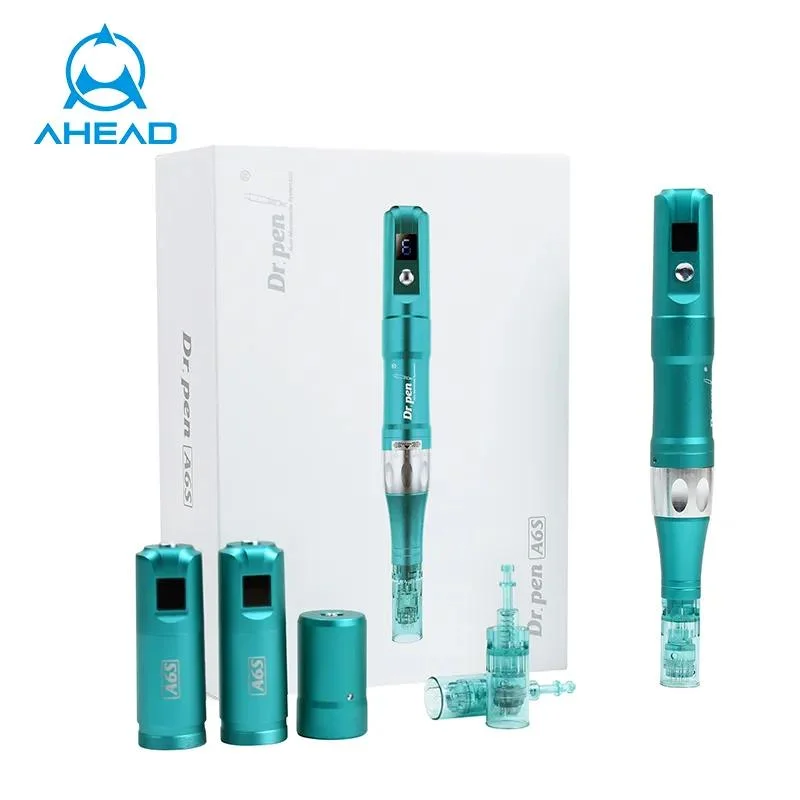 Dermapen Microneedling Dr Pen A6s 6 Speed Microneedling Pen Skin Cuidado de productos de belleza con cartucho de salida de líquido ajustable